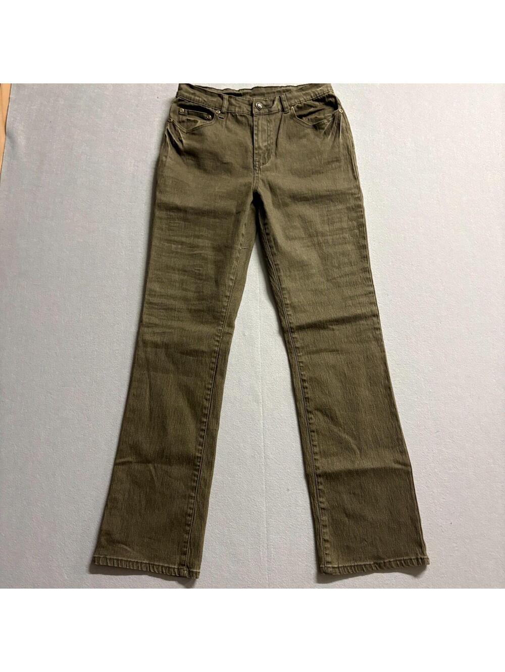 D2 By Diane Gilman Womens 6 Fits Like 28x30 Brown Bootcut Stretch Jeans